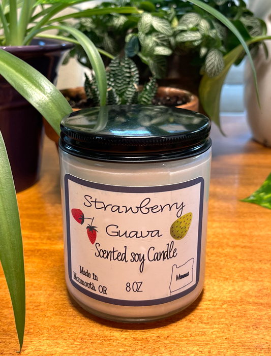 Strawberry Guava 8 oz. Scented Soy Candle